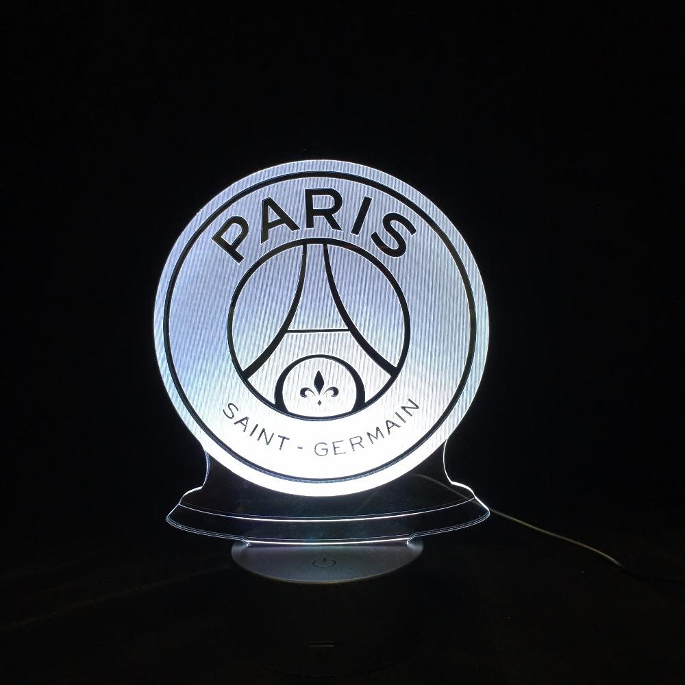 Veilleuse 3D Led Du Paris Saint-Germain